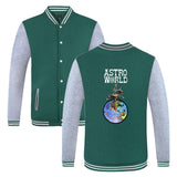Travis Scott Astroworld Hoodie Loose Baseball Uniform Coat