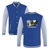 Travis Scott Astroworld Hoodie Loose Baseball Uniform Coat