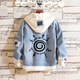 Comic Denim Jacket Casual Loose Denim Jacket