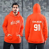 Men Graphic Hoodie Louis Tomlinson 91 One-Way Combination One Direction 1D Hooded Sweater