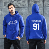 Men Graphic Hoodie Louis Tomlinson 91 One-Way Combination One Direction 1D Hooded Sweater