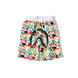 Shark Print Shorts Shark Head Little Dinosaur Camouflage Casual Shorts Fifth Pants Middle Pants