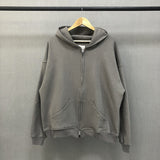 Fog Fear of God Essentials Hoodie Cardigan Hoodie Zip Jacket