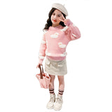 Girl Pullover Sweaters Warm Fashion Pullover Knitting Bottoming Shirt