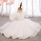 Baby Girl Christening Dress Baptism Dresses Girl Baptism Dress White Sequined Baby Suit Dress