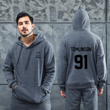 Men Graphic Hoodie Autumn and Winter Long Sleeve Men's Printed Cotton Hooded Men Sweaters Menswear