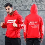 Men Graphic Hoodie Men's Group Ateez Hooded Sweater Loose Hooded Printed Hood Sweater
