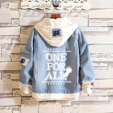 Comic Denim Jacket Anime Clothes Denim Jacket