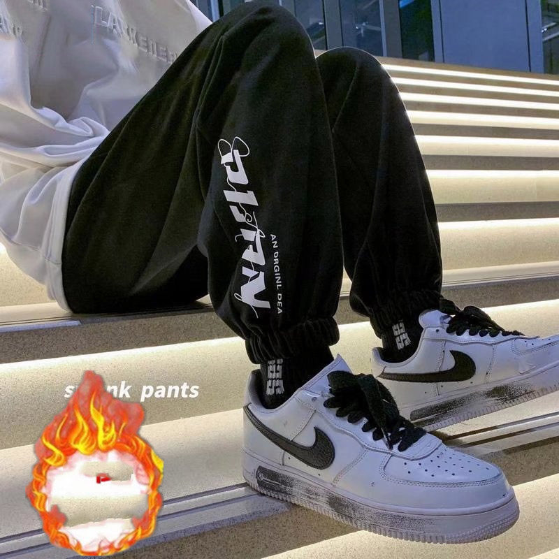 Men Pants Winter Men's Loose Sports and Leisure Trousers