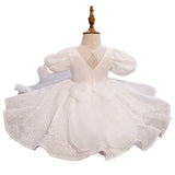 Baby Girl Christening Dress Baptism Dresses Girl Baptism Dress White Sequined Baby Suit Dress