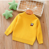 Boys Sweater Children's Thickened Men's Mink Fur Baby Sweater