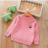 Boys Sweater Children's Thickened Men's Mink Fur Baby Sweater