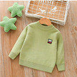 Boys Sweater Children's Thickened Men's Mink Fur Baby Sweater