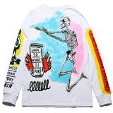 Cpfm Sweatshirt Men and Women Hand Painted Long Sleeve Crew Neck Sweater