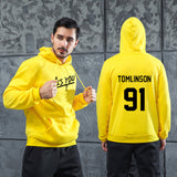 Men Graphic Hoodie Louis Tomlinson 91 One-Way Combination One Direction 1D Hooded Sweater