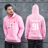 Men 'S Graphic Hoodie Men 'S Rock Sweater Louis Tomlinson 91 One-Way Combination One Direction 1D