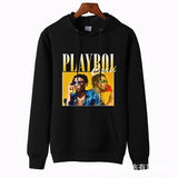 Friends Joey Hoodie Printed Autumn and Winter Pullover Hooded Fleece Sweatshirt