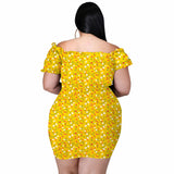 Nina Parker plus Size Dresses Elegant Sexy off-Shoulder and Black plus Size Dress