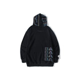 Shark Print Hoodie Reflective Sweater Teen Hooded Coat