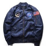 Varsity Bomber Jacket Autumn and Winter Men's Sports Stand Collar Jacket Air Force No. 1 Ma01 Pilot Baseball Uniform