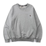 Shark Print Sweatshirts Men'S And Women'S Autumn And Winter Round Neck Pullover Embroidery Sweater