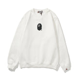 Shark Print Sweatshirts Printed Letter Fleece-Lined Crew Neck Sweater Men'S And Women'S Jacket