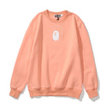 Shark Print Sweatshirts Printed Letter Fleece-Lined Crew Neck Sweater Men'S And Women'S Jacket