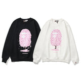 Shark Print Sweatshirts Autumn And Winter Fashion Brand Pink Camouflage Logo Sweater
