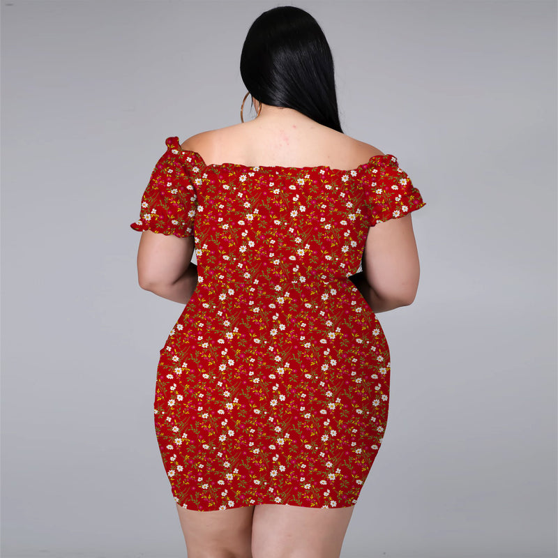 Nina Parker plus Size Dresses Elegant Sexy off-Shoulder and Black plus Size Dress