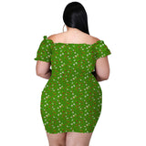 Nina Parker plus Size Dresses Elegant Sexy off-Shoulder and Black plus Size Dress