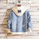 Comic Denim Jacket Men's Women's Pullover Coat Spring Clothing