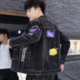 Men Denim Jacket Men's Spring and Autumn Jacket Coat Fashion