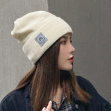 Women's Winter Hats Hat Autumn Winter Fashionable round Face Winter Fleece-Lined Warm