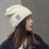 Women's Winter Hats Hat Autumn Winter Fashionable round Face Winter Fleece-Lined Warm