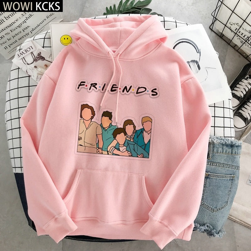 Friends Joey Hoodie Fall Winter Hooded Printing
