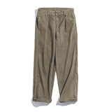 Mens Corduroy Pants Marden Tooling Vintage Corduroy Trousers Amekaji Oversize Autumn Leisure Straight-Leg Pants