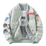 NASA Varsity Jacket Casual Street Fashion Jacket Men's Jacket Loose Embroidered Baseball Uniform