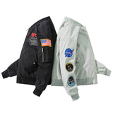 NASA Varsity Jacket Casual Street Fashion Jacket Men's Jacket Loose Embroidered Baseball Uniform