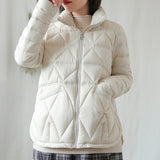 Women Winter Coats Puffer Jacket Down Coat Down Jacket Female Short Stand Collar White Duck Down Coat Female