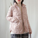 Women Winter Coats Puffer Jacket Down Coat Down Jacket Female Short Stand Collar White Duck Down Coat Female