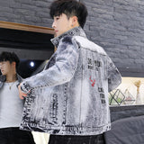 Men Denim Jacket Men's Spring and Autumn Jacket Coat Fashion