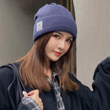 Women's Winter Hats Hat Autumn Winter Fashionable round Face Winter Fleece-Lined Warm