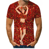 Taylor Swift Merch Men's T-shirt 3D Digital Printing Short Sleeve