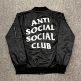 Anti Social Club Hoodie Puffer Jacket Flight Suit Baseball Uniform