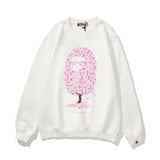 Shark Print Sweatshirts Autumn And Winter Fashion Brand Pink Camouflage Logo Sweater