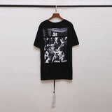 Caravaggio T Shirt Collar Short Sleeve Men and Women Couple T-shirt