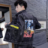 Men Denim Jacket Men's Spring and Autumn Jacket Coat Fashion