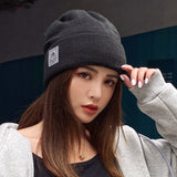 Women's Winter Hats Hat Autumn Winter Fashionable round Face Winter Fleece-Lined Warm