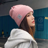 Women's Winter Hats Hat Autumn Winter Fashionable round Face Winter Fleece-Lined Warm