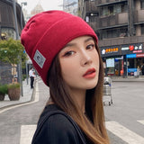 Women's Winter Hats Hat Autumn Winter Fashionable round Face Winter Fleece-Lined Warm